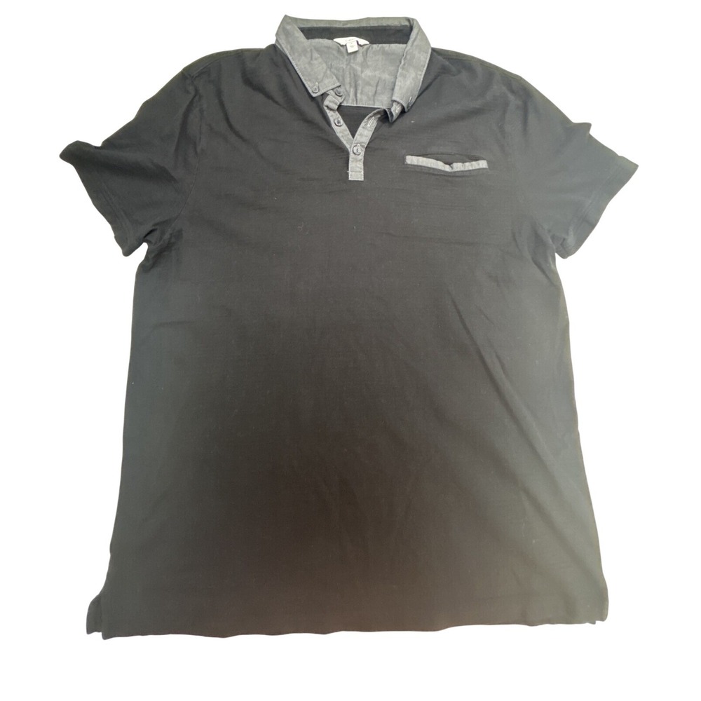 Calvin Klein polo shirt Men's‎ size XL black